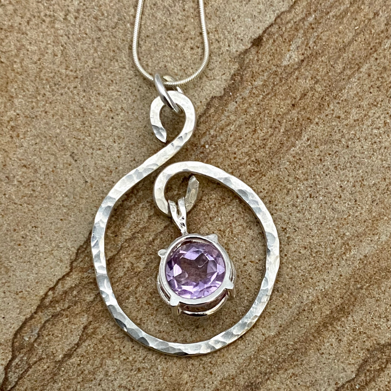 Amethyst pendant from Jan's collection.