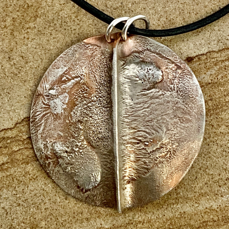 Silver fusion necklace