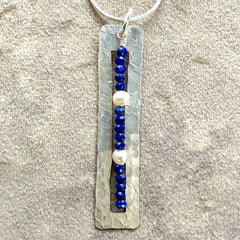 #300 Sterling Framed Lapis