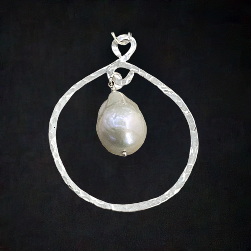 #303 Framed Baroque Pearl