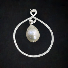 #303 Framed Baroque Pearl