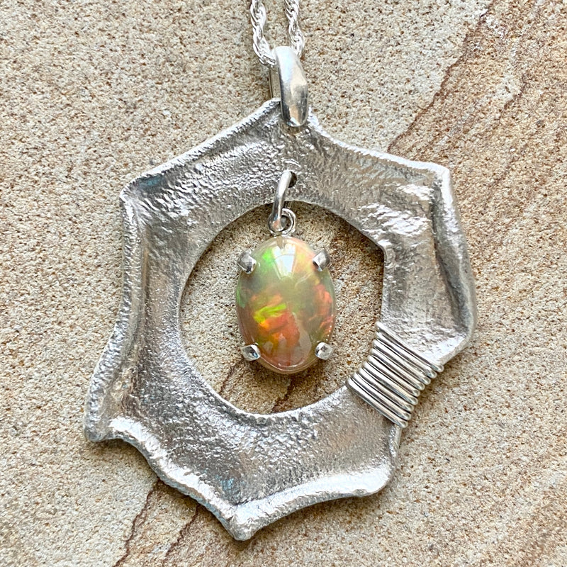 #357 Opal Pendulum
