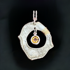 #359 Citrine Pendulum