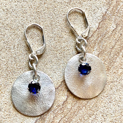 Sapphire Dangle Earrings #378
