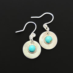 #551 Turquoise dangles