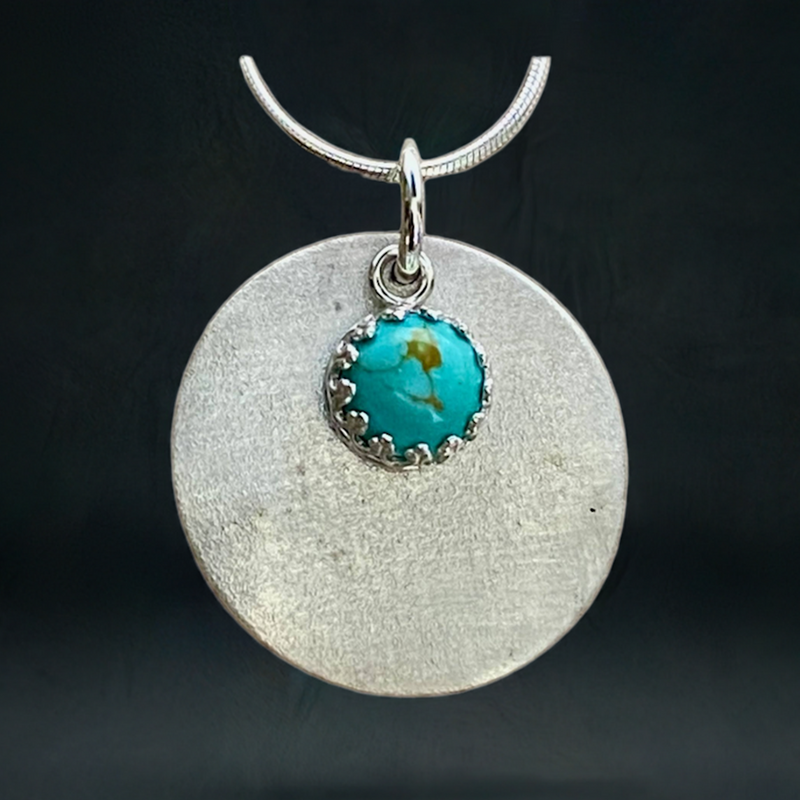 #683 Kingman Turquoise Pendant