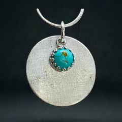 #683 Kingman Turquoise Pendant