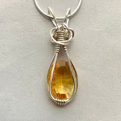 #719 Citrine Wrapped