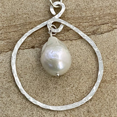 #303 Framed Baroque Pearl