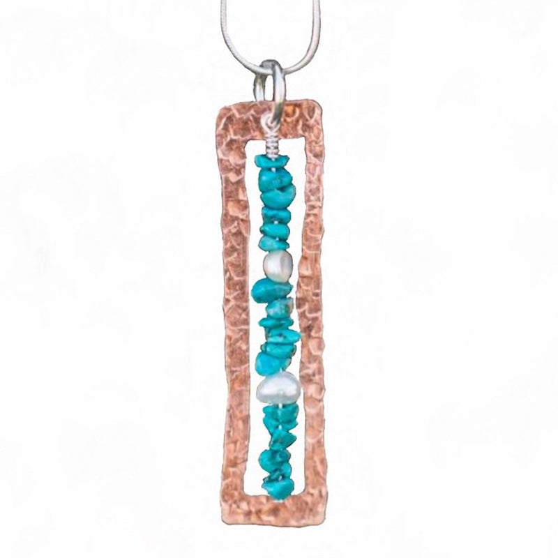 Copper Framed Turquoise #213