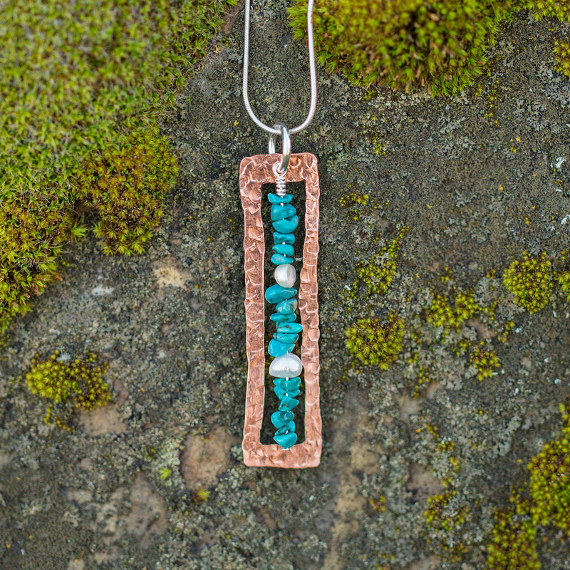 Copper Framed Turquoise #213